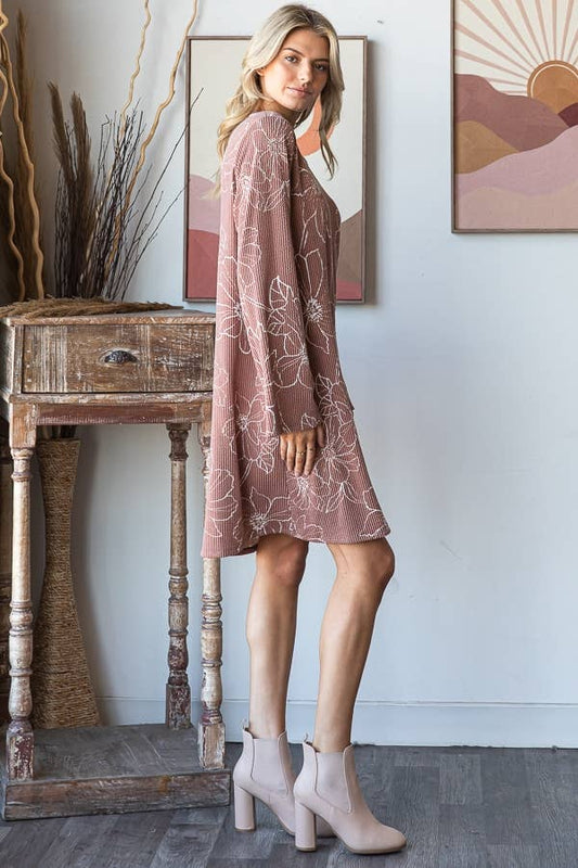 URBAN RIBBED MINI DRESS