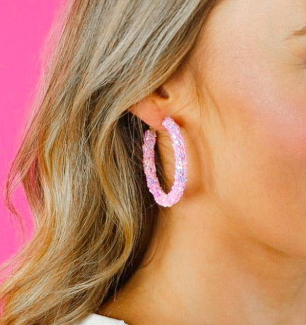Glitter Hoops