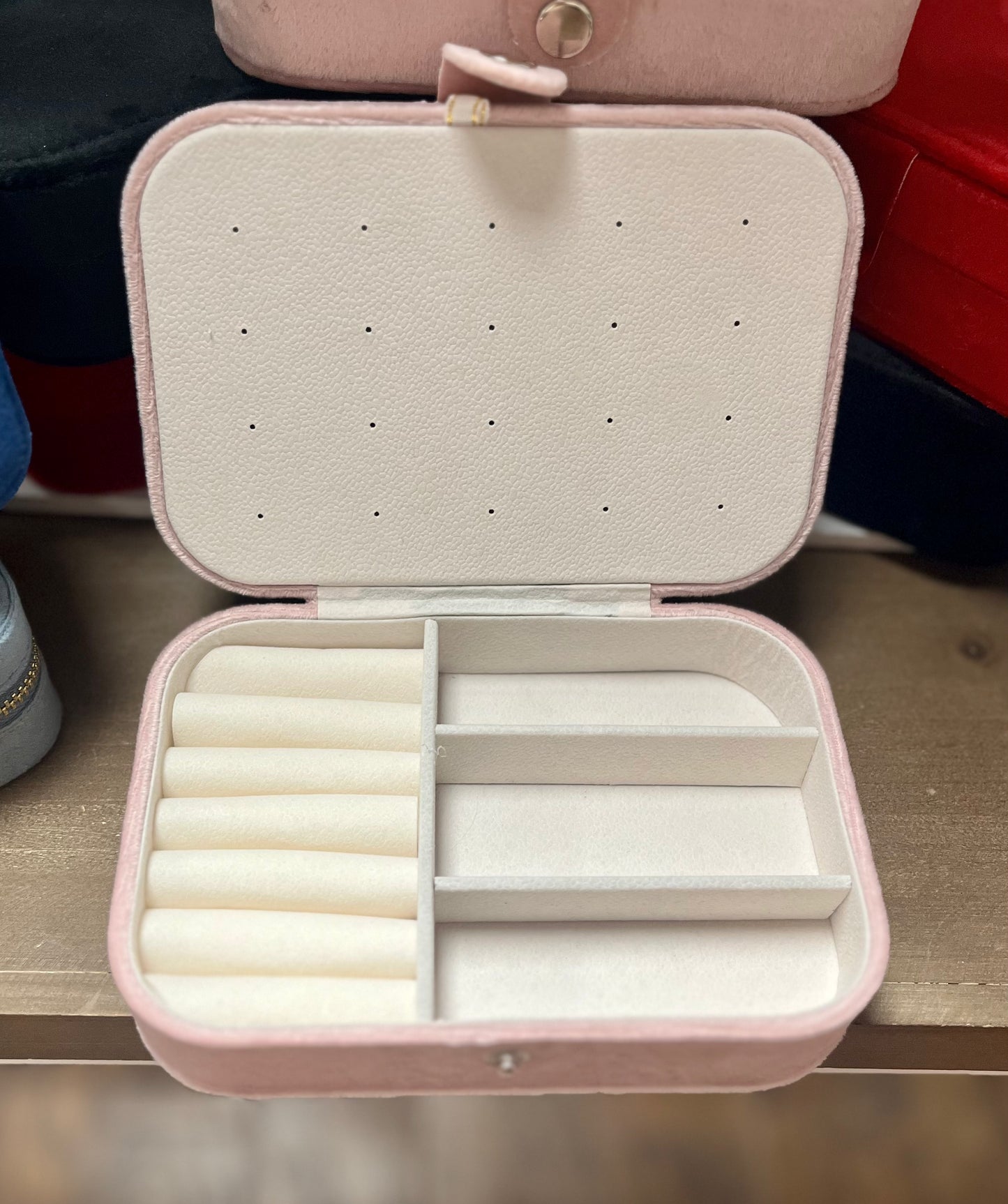 VELVET JEWELRY BOX- LARGE
