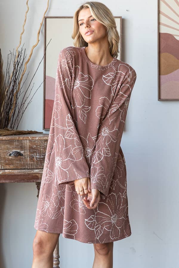 URBAN RIBBED MINI DRESS