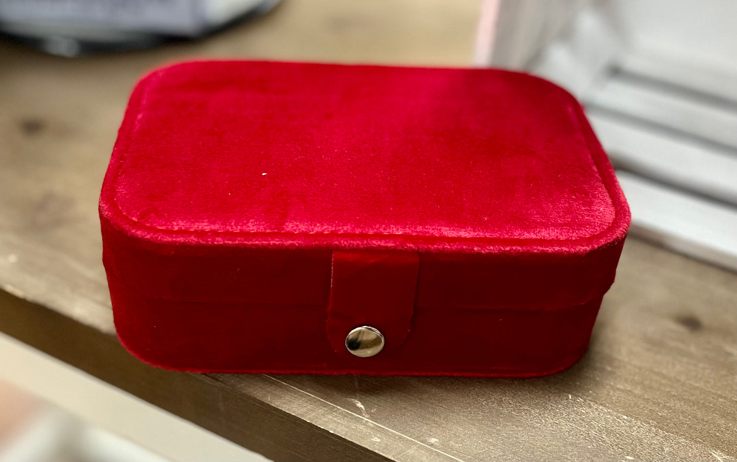 VELVET JEWELRY BOX- LARGE