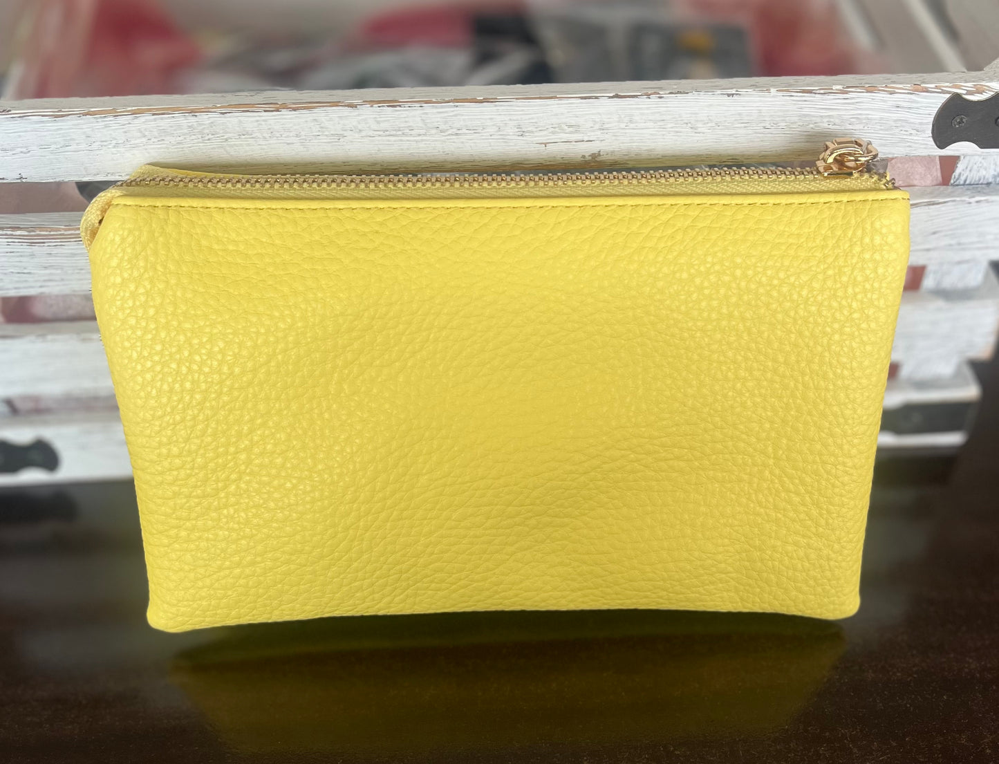 Yellow- Riley Wristlet Crossbody Bag