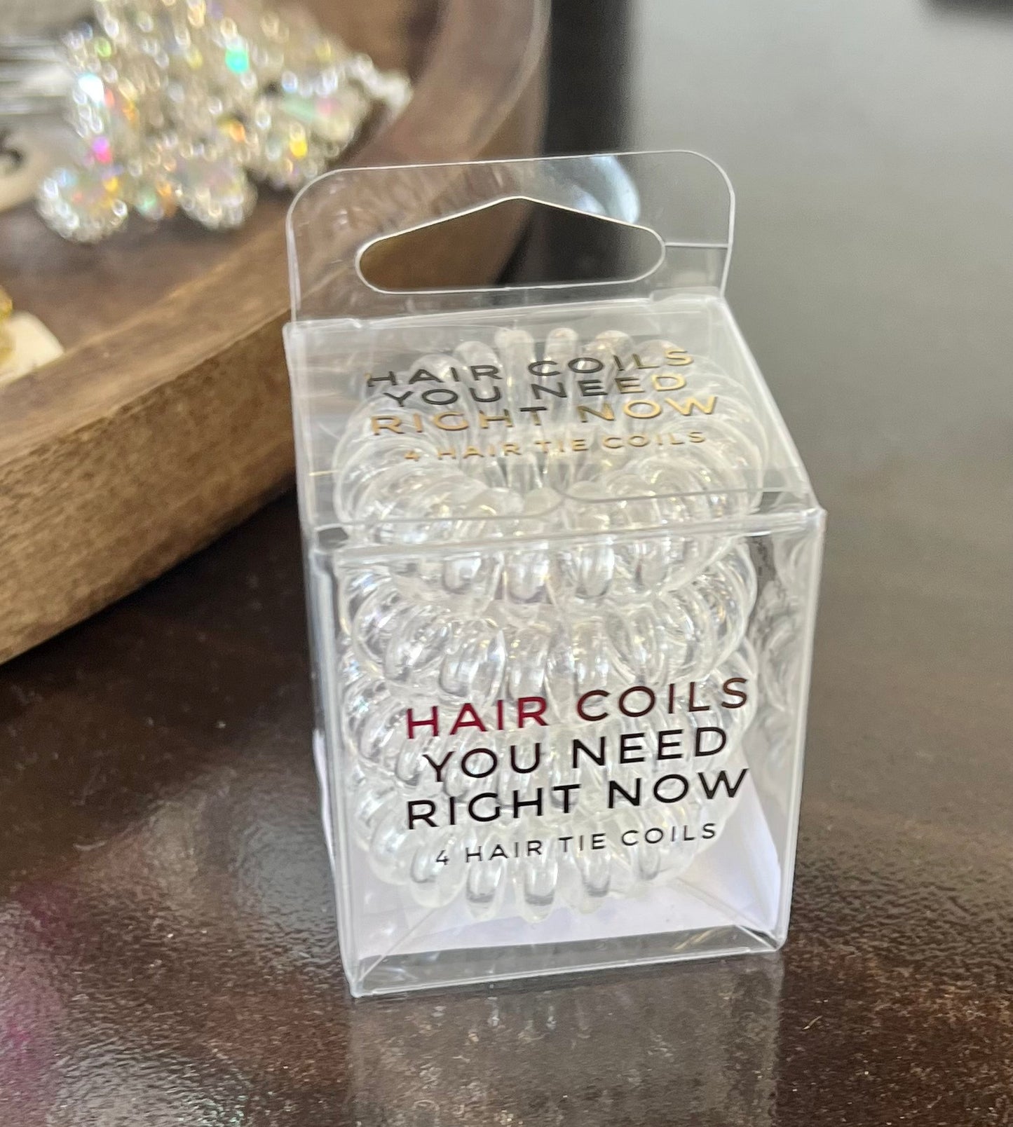 CLEAR HAIR COILS