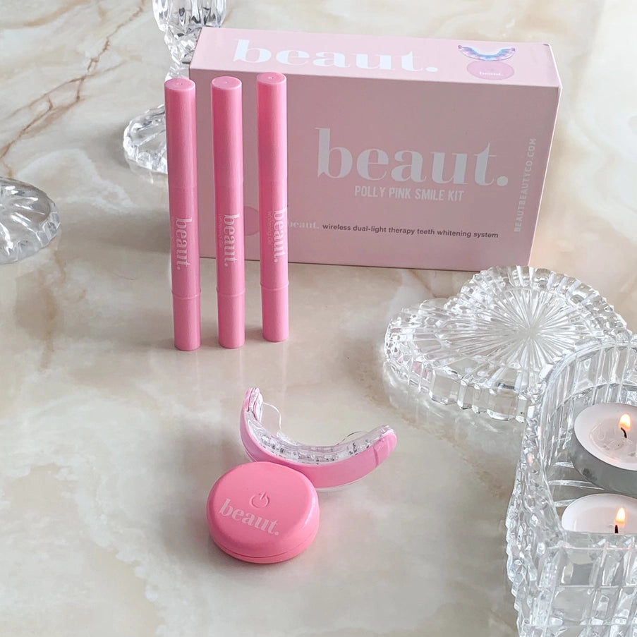 BEAUT. POLLY PINK KIT TEETH WHITENING KIT