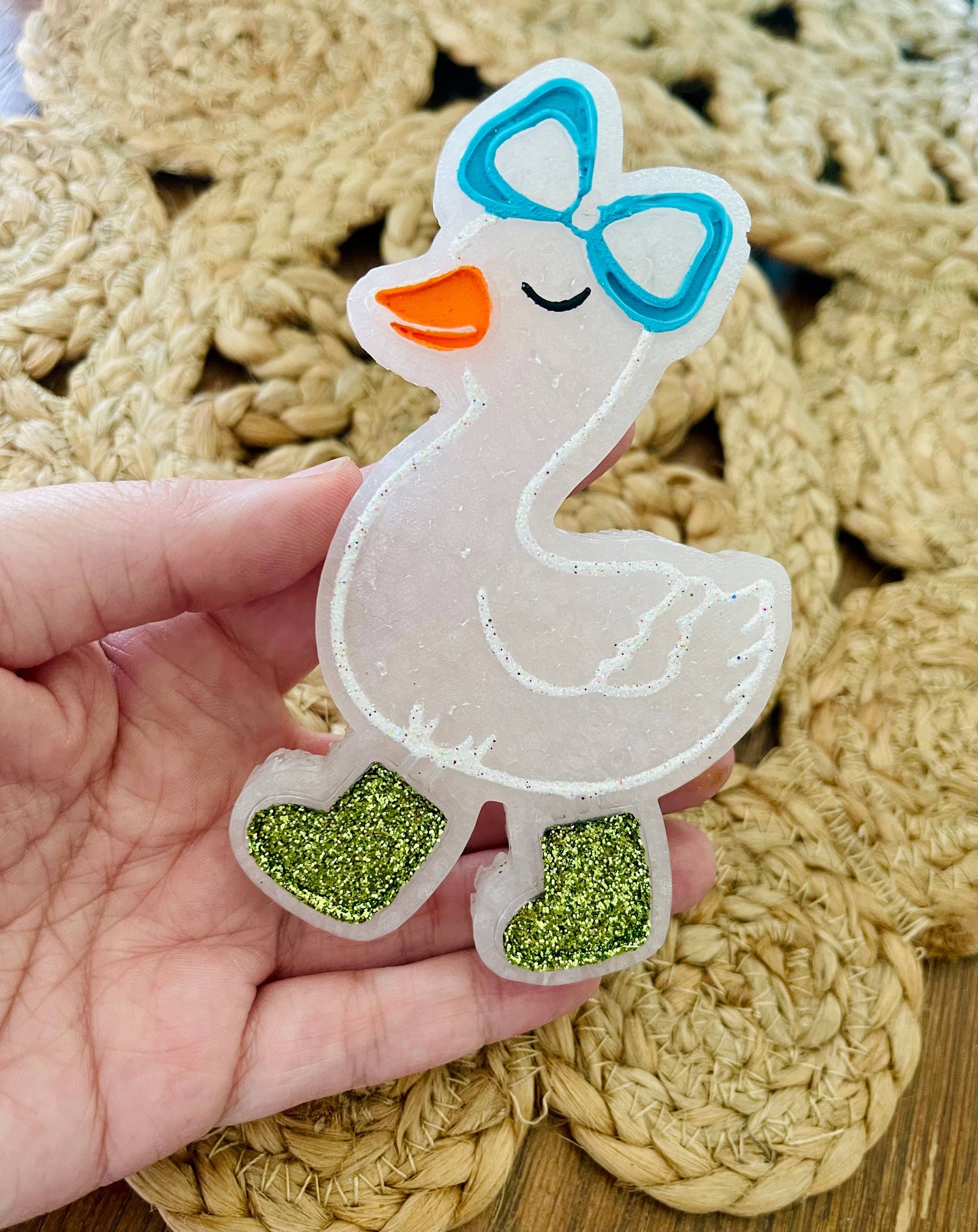 Goose with Boots Car Freshie