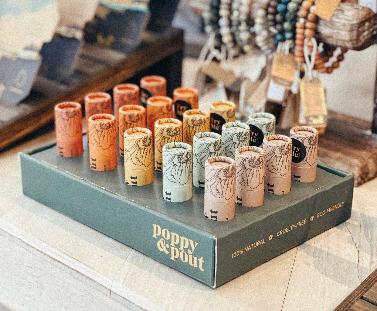 POPPY & POUT LIP BALM- CLEAR