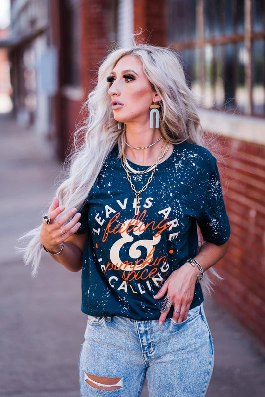 Leaves Are Falling Graphic Tee