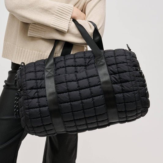 Quilted Puffer Nylon Duffel