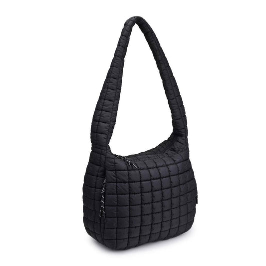 Quilted Nylon Puffer Hobo Bag