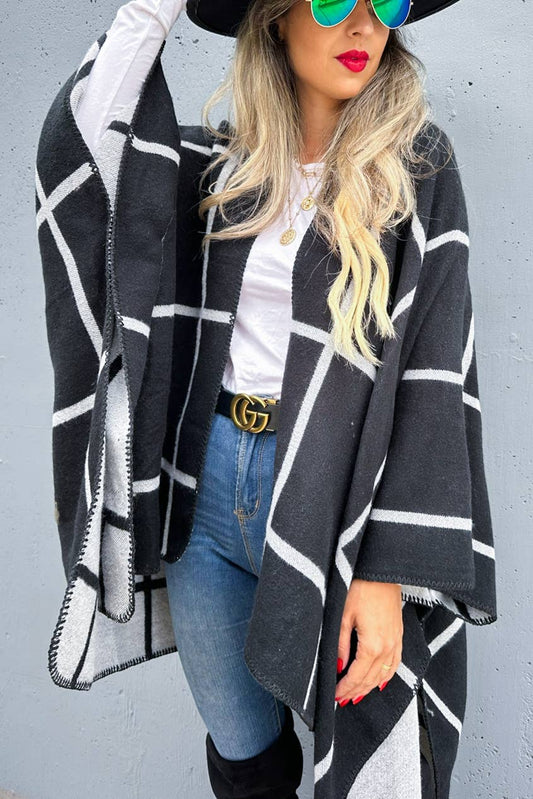 Black Grey Cozy Reversible