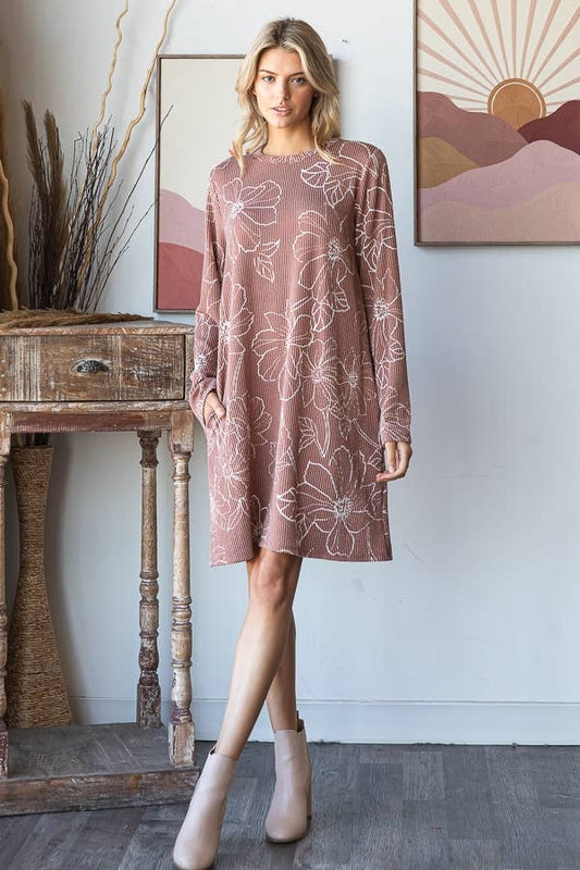 URBAN RIBBED MINI DRESS