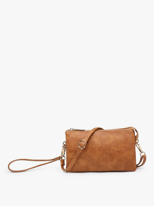 Saddle- Riley Wristlet Crossbody Bag
