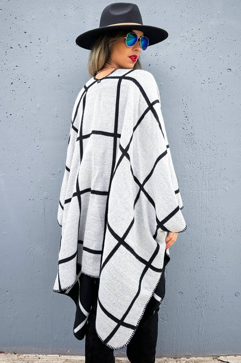 Black Grey Cozy Reversible