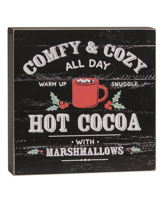 Barnwood Look Vintage Christmas Ad Box Sign