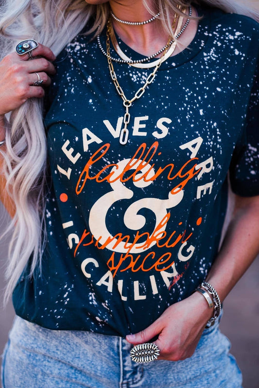 Leaves Are Falling Graphic Tee