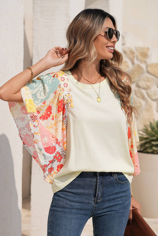 Floral Patchwork Blouse