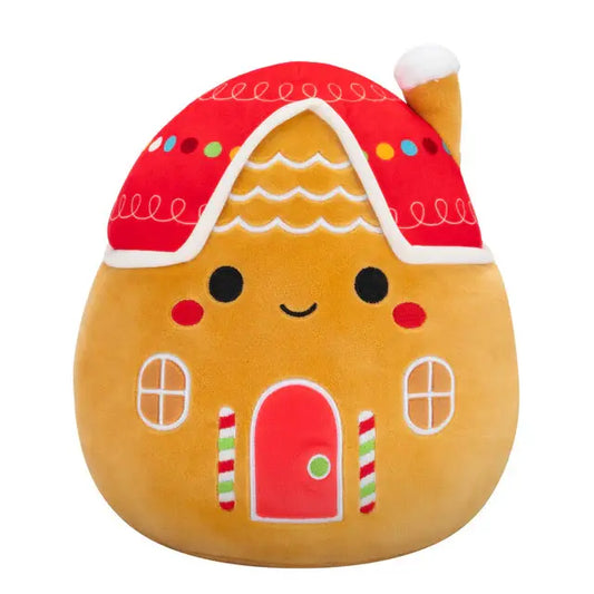 Squishmallow Christmas Plush Toy 8" Casa Gingerbread House