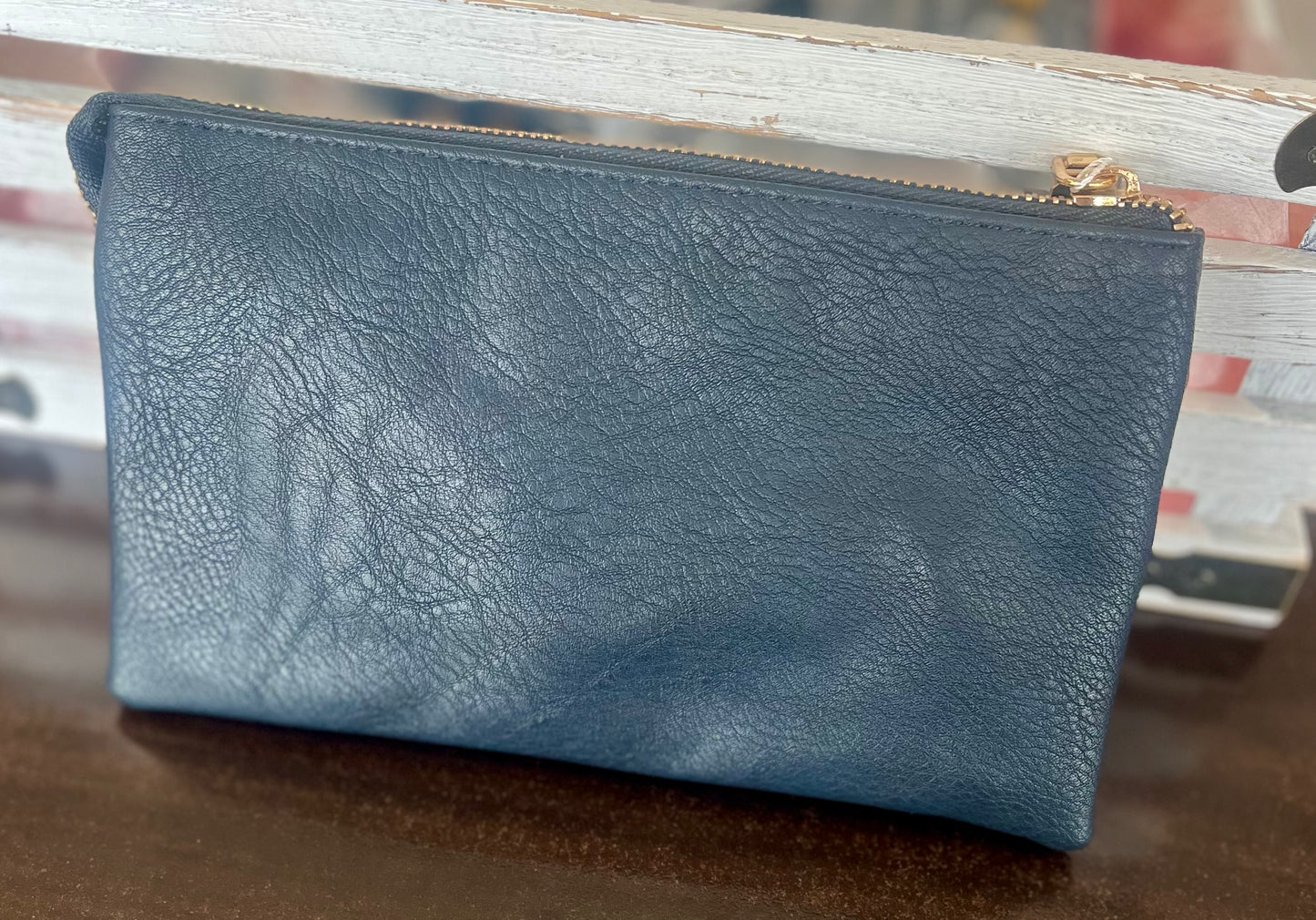 Navy- Riley Wristlet Crossbody Bag