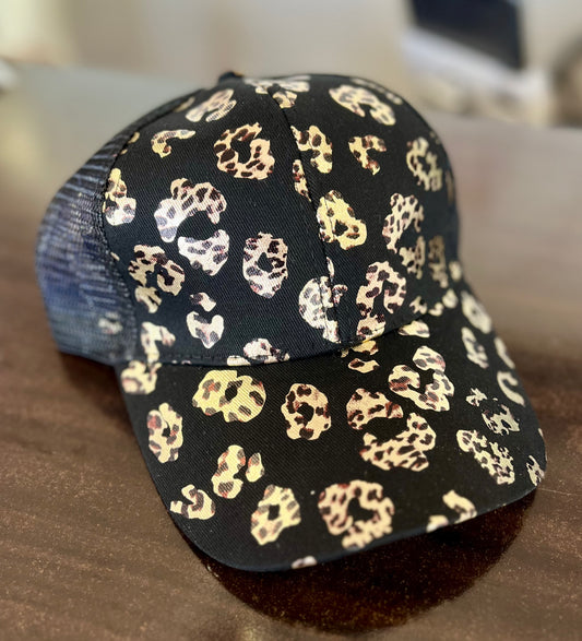 LEOPARD PRINT - BASEBALL HAT