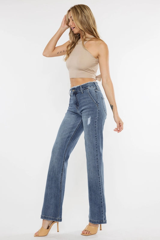 HI RISE HOLLY FLARE JEANS