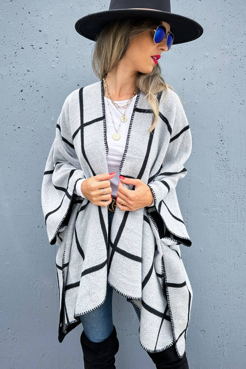 Black Grey Cozy Reversible