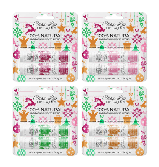 Chap-Lip Lip Balm - Holiday Edition Twin Blister Pack 48 CT