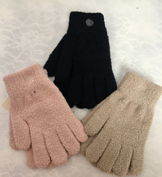 SOLID COLOR LUXURY SOFT GLOVES